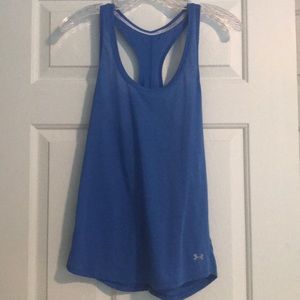 Blue Under Armour Workout Tank Top Flowy